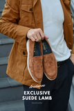 822 Arcobareno Classic Slip-on Suede Lamb Tan