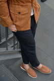 822 Arcobareno Classic Slip-on Suede Lamb Tan