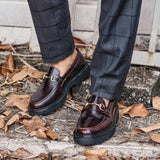 702 EXT 6 CM Horsebit Loafer Burgundy