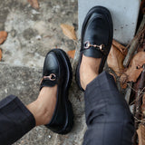 702 EXT 6 CM Horsebit Loafer Matt Black