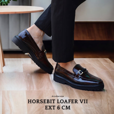 702 EXT 6 CM Horsebit Loafer VII Burgundy