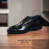 502-1 EXT 6 CM Oxford Cap Toe Piano Black