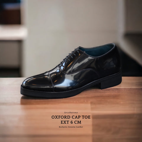 502-1 EXT 6 CM Oxford Cap Toe Piano Black