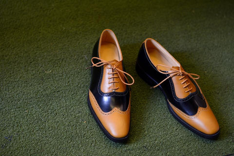 Brogue Shoe Oxford cap-toe