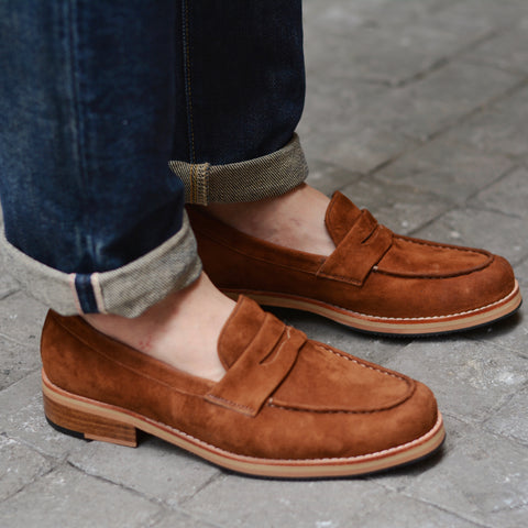 509 Penny Loafer Suede Lamb Whisky