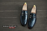 702 2n1 Horsebit Black Loafer C Lace Horsebit