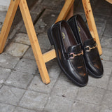 702 Horsebit Loafer X Piano Black