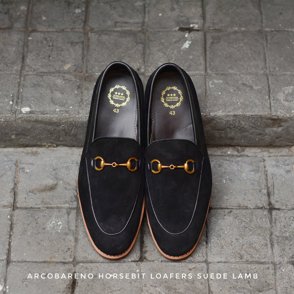 702 Horsebit Loafer X Suede Black