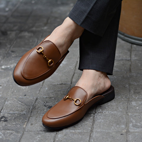 701 Slipper Horsebit Matt Caramel