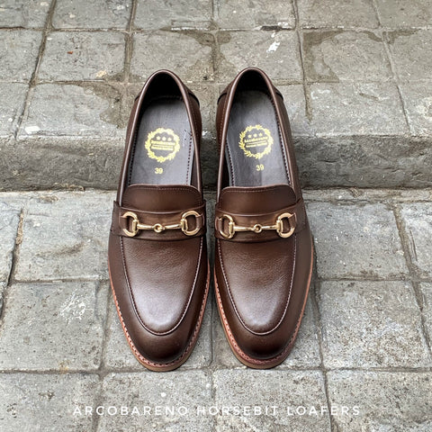 702 Horsebit Loafer Mocha Wooden Soles