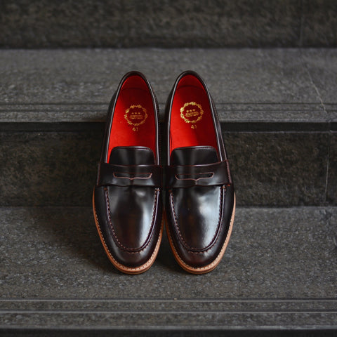 509 Penny Loafer DarkBrown - Wooden Sole x SuedeLamb