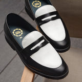 509 Penny Loafer Black&White V2