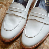 509 Women Penny Loafer MattWhite