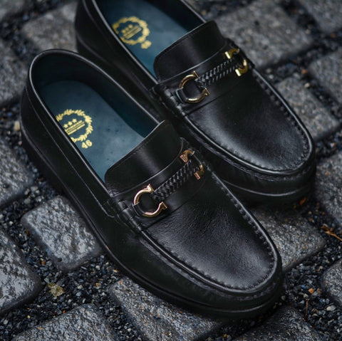 703 Horsebit Loafer MattBlack II