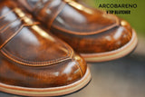 509-1 V-Tip Blutcher Loafer Amber x Wooden
