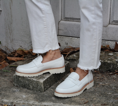 509  EXT 6 CM Penny Loafer Winter White