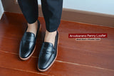 509 Penny Loafer Matt Black x Wooden Sole