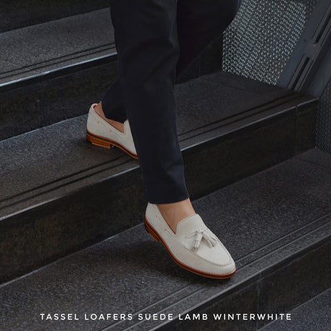 503 Tassel Loafer X Suede Lamp WinterWhite