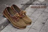 825 Boat Shoe - Olive+Caramel