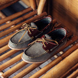 825 Boat Shoe - Olive+Caramel