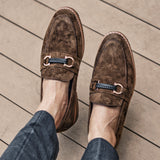 702 Horsebit Loafer VII Suede Lamb Tanned
