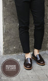509-1 V-Tip Blutcher Loafer Dark Brown x Wooden