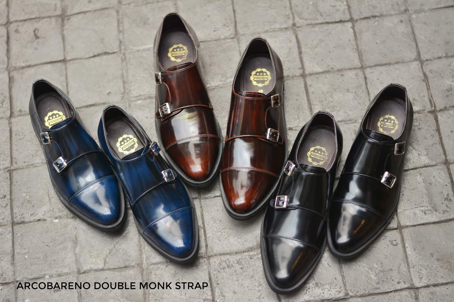 Arcobareno Double Monk Shoes