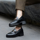 EXT 4-8 CM AERO Horsebit Loafer Matt Black