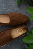 822 Arcobareno Classic Slip-on Suede Lamb Khaki