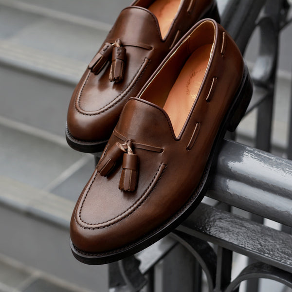 Heritage Refinement Series 503 Tassel Loafer Amber Walnut