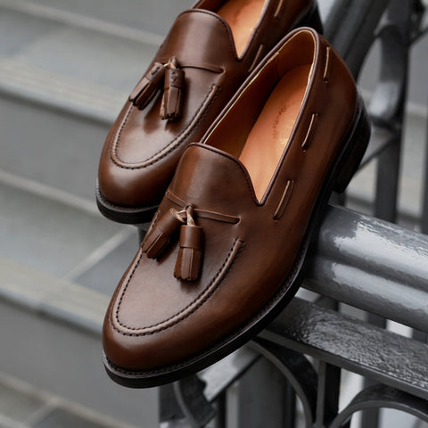 Heritage Refinement Series 503 Tassel Loafer Amber Walnut