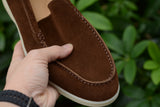 822 Arcobareno Classic Slip-on Suede Lamb Khaki