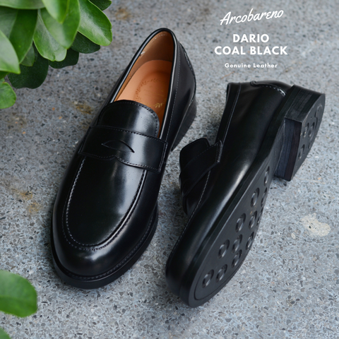 Heritage Refinement Series 509 Penny Loafer Coal Black