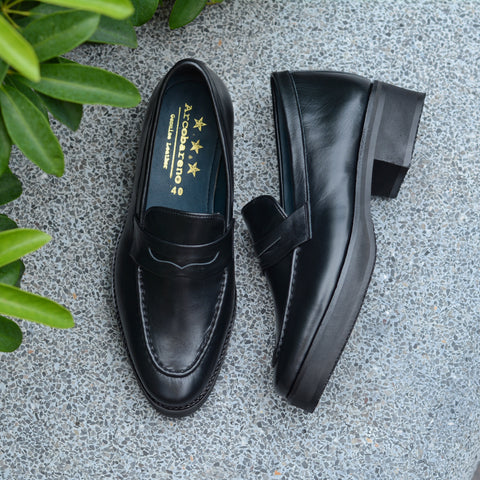 EXT 4-8 CM NERO Penny Loafer Matt Black