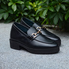 EXT 4-8 CM AERO Horsebit Loafer Matt Black