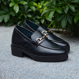 EXT 4-8 CM AERO Horsebit Loafer Matt Black