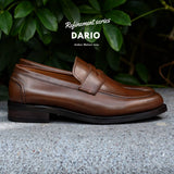 Heritage Refinement Series 509 Penny Loafer Amber Walnut