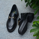 EXT 4-8 CM AERO Horsebit Loafer Matt Black