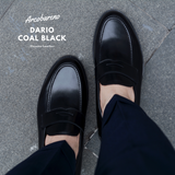 Heritage Refinement Series 509 Penny Loafer Coal Black