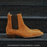 901 Chelsea Boots Suede Light-Tan