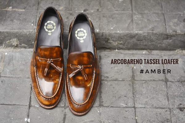 503 Tassel Loafer Amber - Lace - Wooden Soles