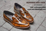 503 Tassel Loafer Amber - Lace - Wooden Soles