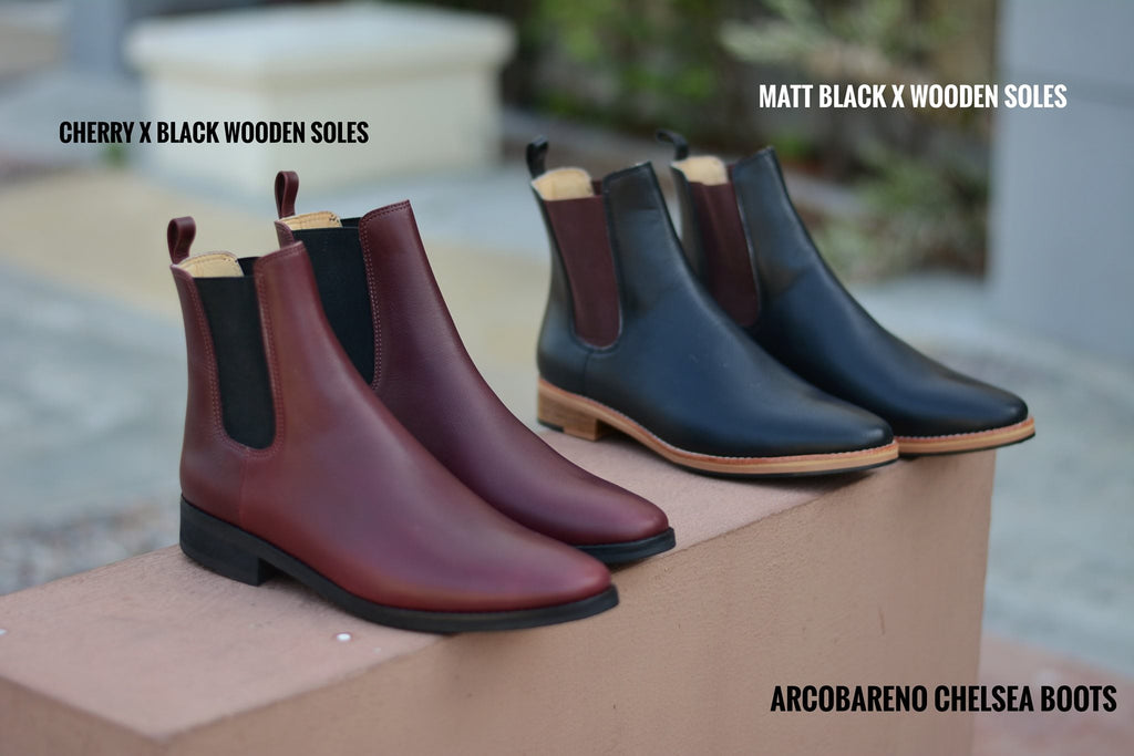 901 Chelsea Boots Cherry Black – Arcobareno