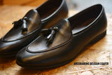 Classic Black Belgian Loafers
