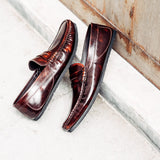 823 Arcobareno Classic Penny Loafer Burgundy