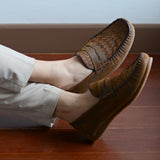 W823 Classic Penny Woven Loafer Copper
